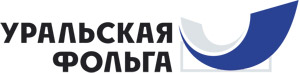 Логотип предприятия Уральская Фольга на русском языке